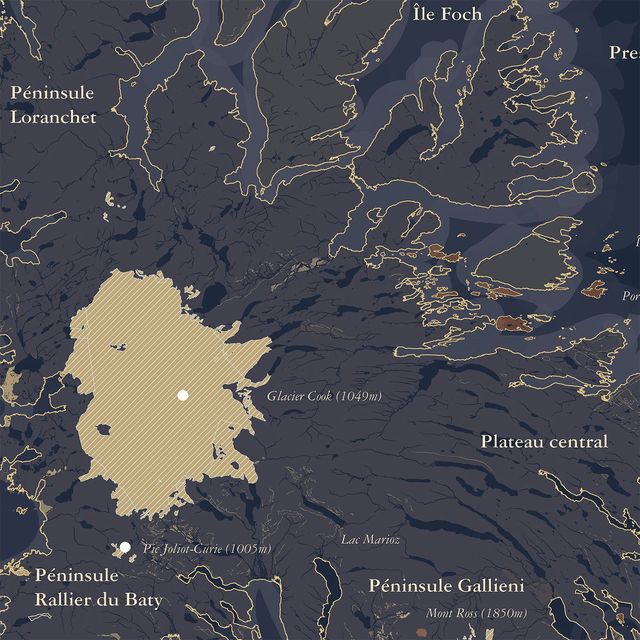 Carte - Terres australes et antarctiques françaises