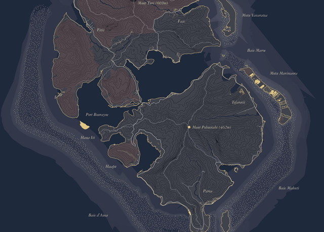 Carte - Huahine