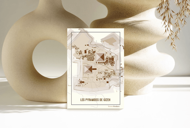 Carte - Les Pyramides de Gizeh