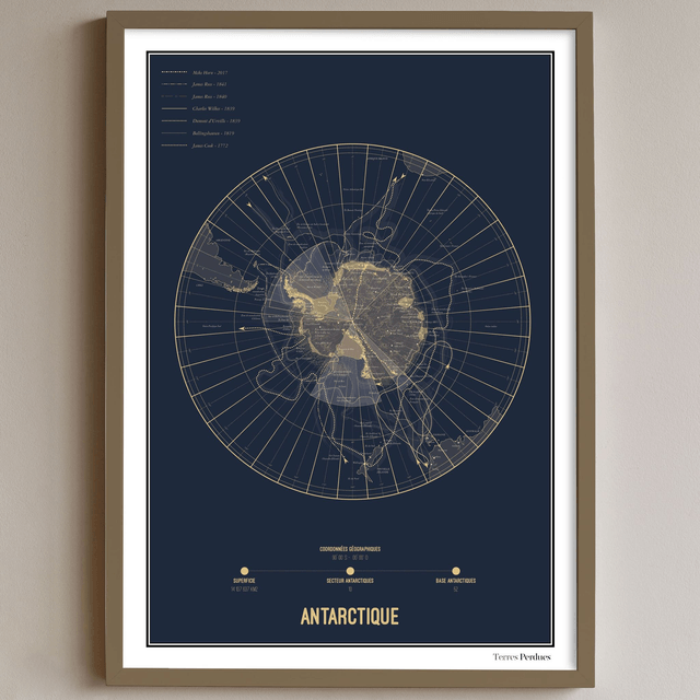 Carte - Antarctique