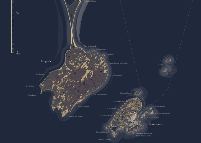 Carte - Saint-Pierre-et-Miquelon