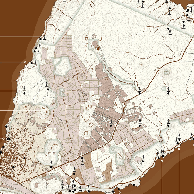 Carte - L'Île de Pâques