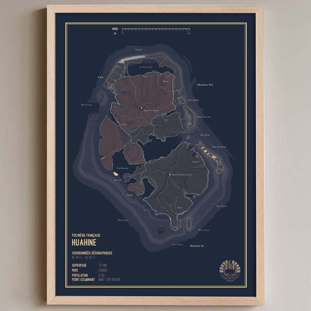 Carte - Huahine