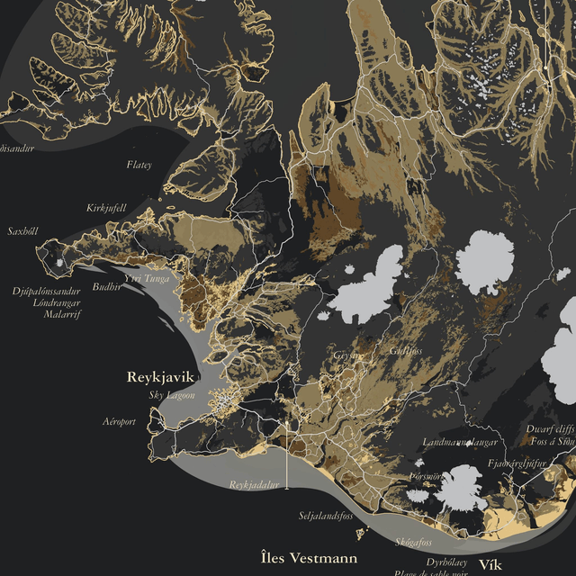 Carte- Islande
