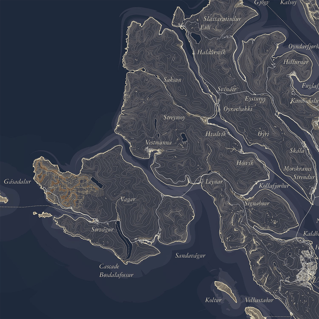 Carte - Îles Féroé