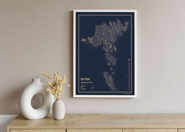 Carte - Îles Féroé
