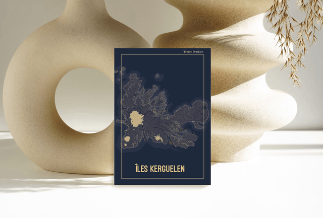 Carte - Terres australes et antarctiques françaises