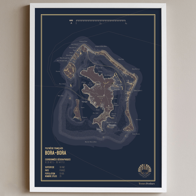 Carte - Bora-Bora
