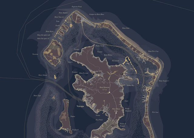 Carte - Bora-Bora