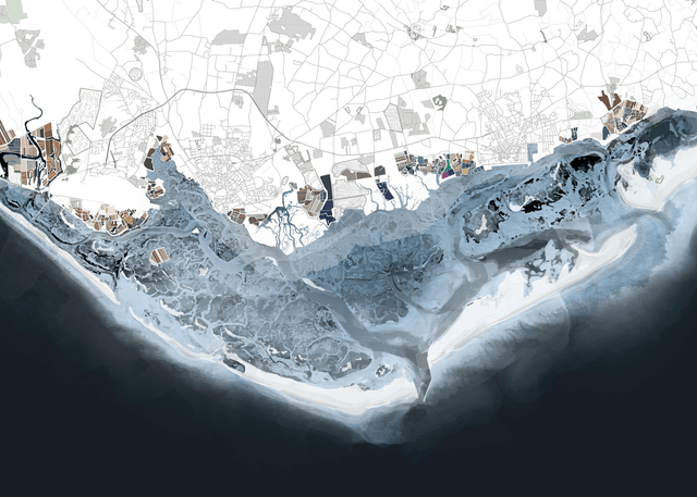 Carte - Lagune de Faro