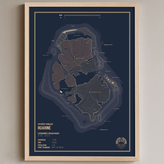 Carte - Huahine