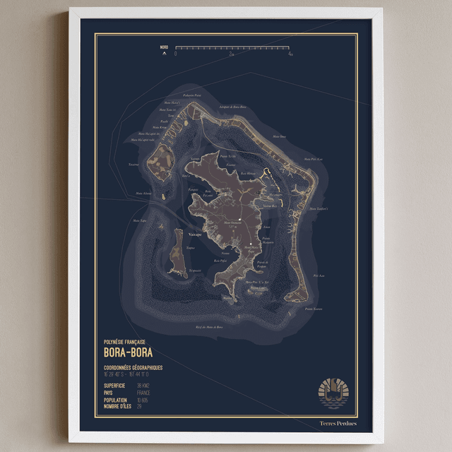 Carte - Bora-Bora